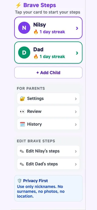 Choose a profile